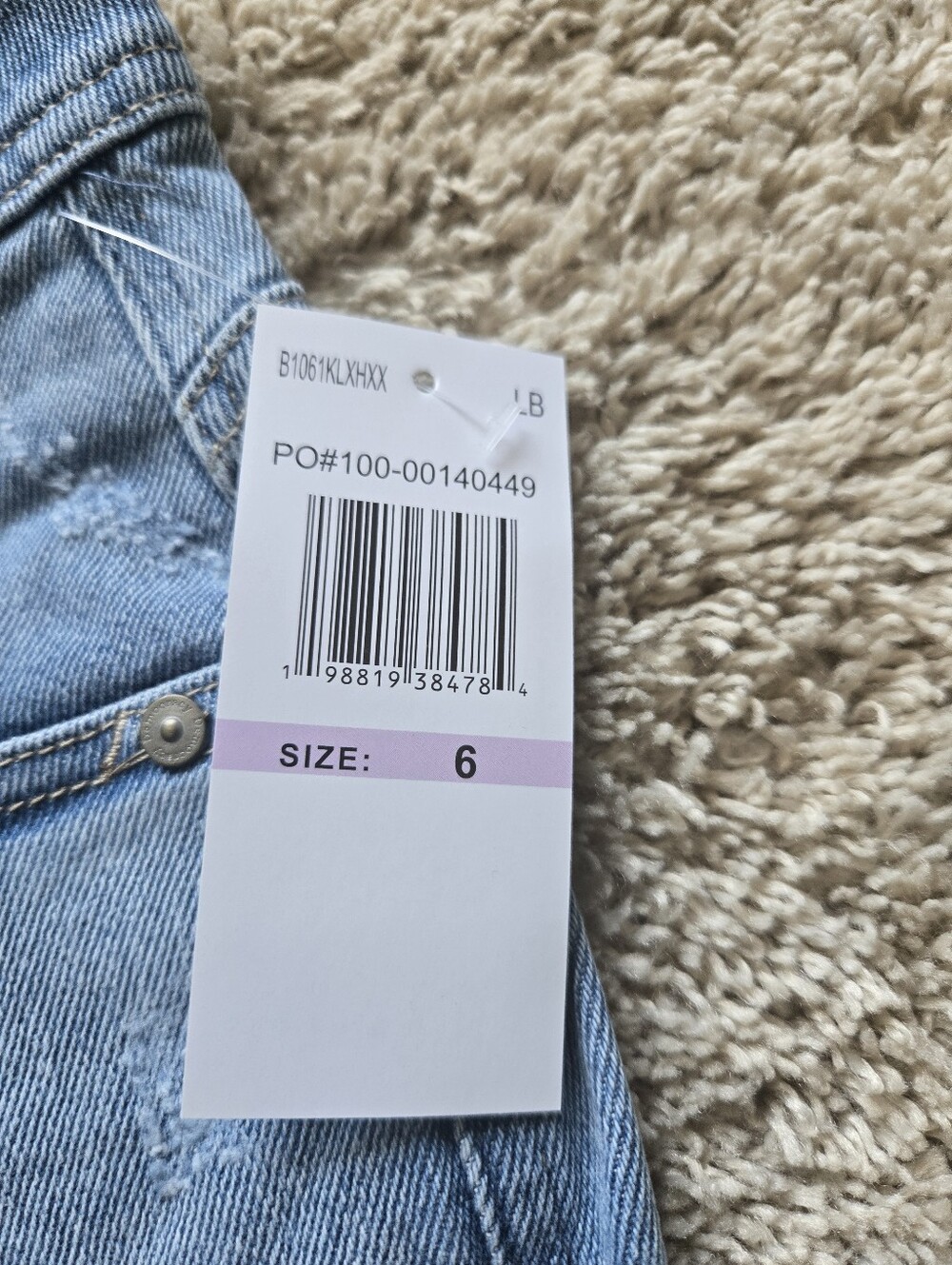 Democracy Ab Technology Skyrise Barrel Leg Jeans Womens 6 - Picture 2 of 13